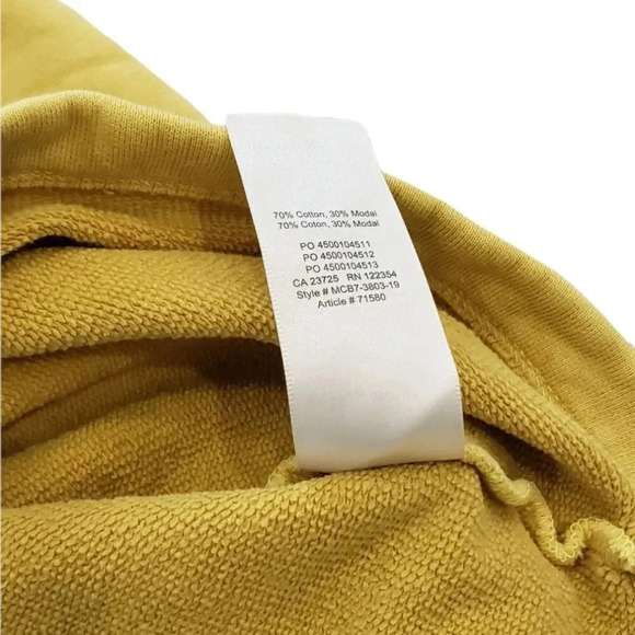 Wilfred Free Yellow Relaxed Fit Nan Sweater S - Picture 4 of 5